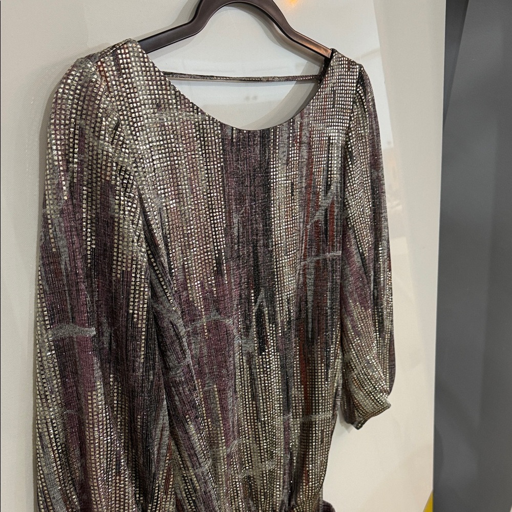 ba&sh Metallic Multicolor Backless Dress - Picture 2 of 7